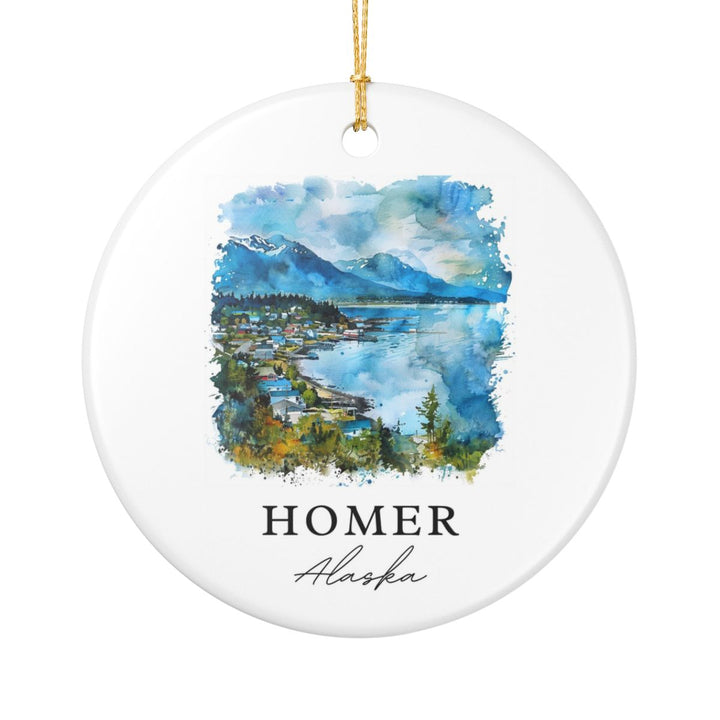Homer Alaska Ornament | Christmas Travel Souvenir Gift
