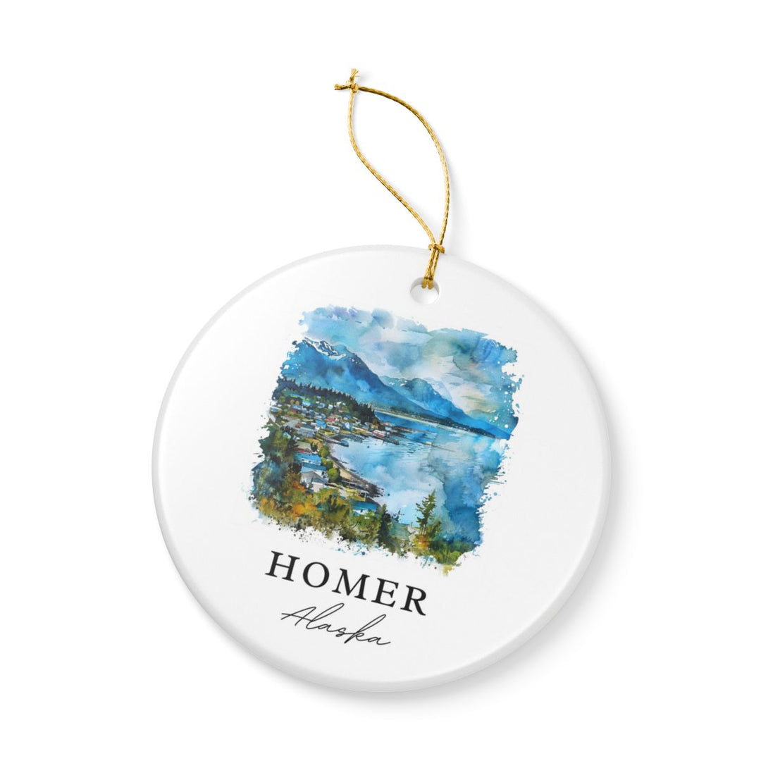 Homer Alaska Ornament | Christmas Travel Souvenir Gift