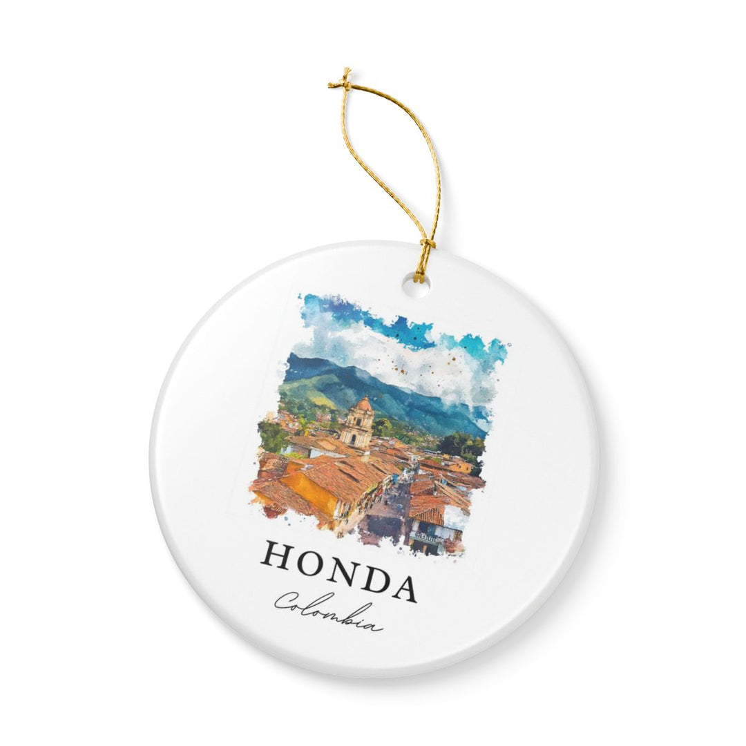 Honda Colombia Ornament: Unique Honda Souvenir, Honda Colombia Xmas Decor, and Authentic Honda Gift