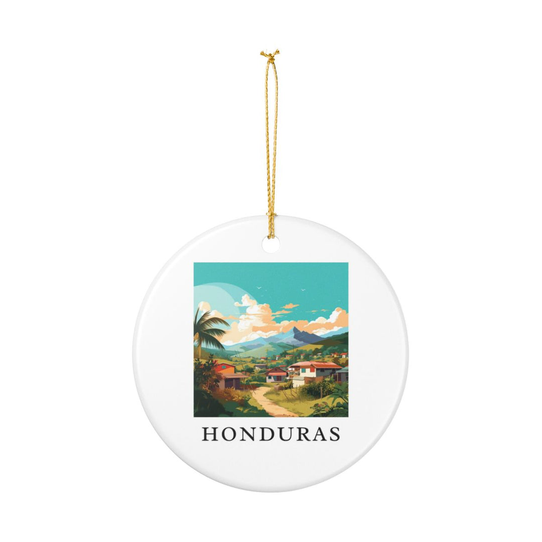 Honduras Central America Ornament: Unique Honduras Central Souvenir, Honduras Central USA Xmas Decor, and Authentic Honduras Central Gift