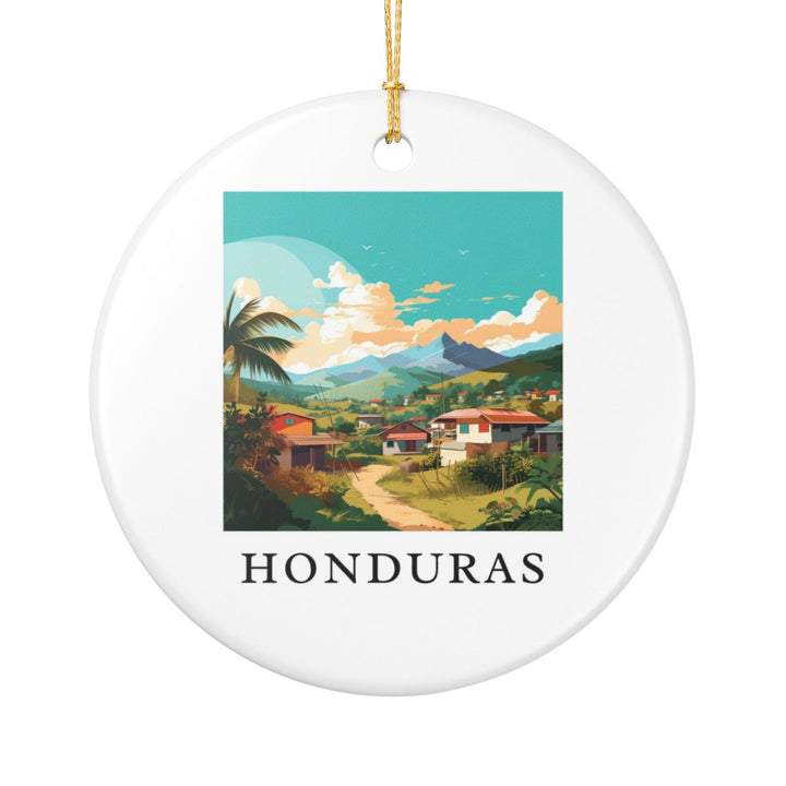 Honduras Central America Ornament: Unique Honduras Central Souvenir, Honduras Central USA Xmas Decor, and Authentic Honduras Central Gift