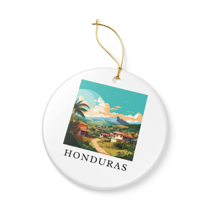 Honduras Central America Ornament: Unique Honduras Central Souvenir, Honduras Central USA Xmas Decor, and Authentic Honduras Central Gift