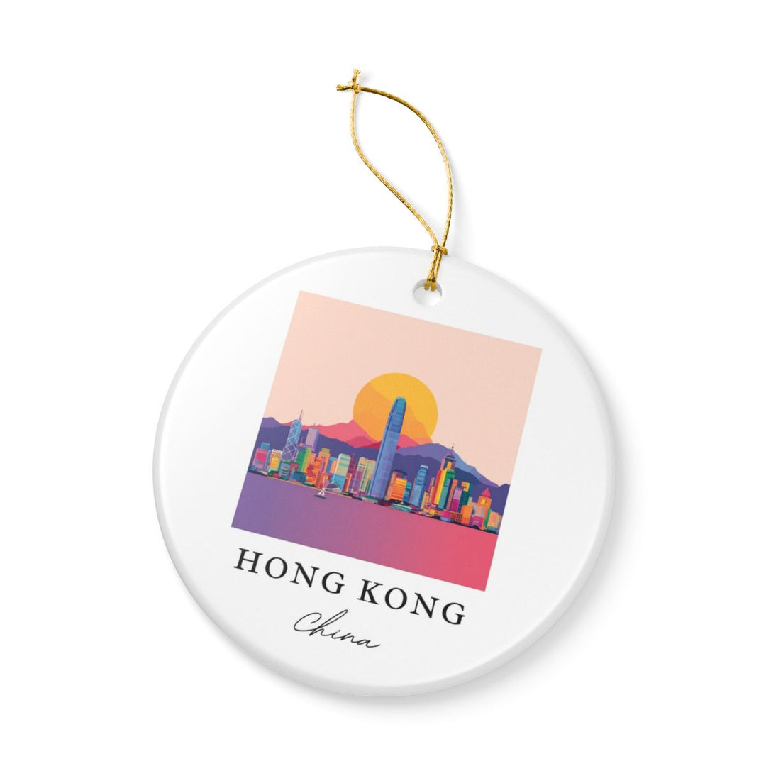 Hong Kong China Ornament: Unique Hong Kong Souvenir, Hong Kong China Xmas Decor, and Authentic Hong Kong Gift
