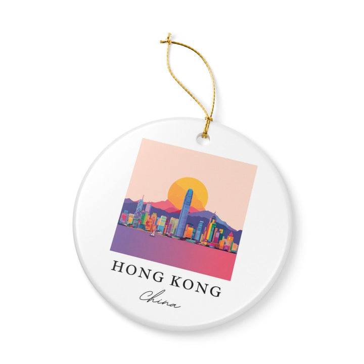 Hong Kong China Ornament: Unique Hong Kong Souvenir, Hong Kong China Xmas Decor, and Authentic Hong Kong Gift
