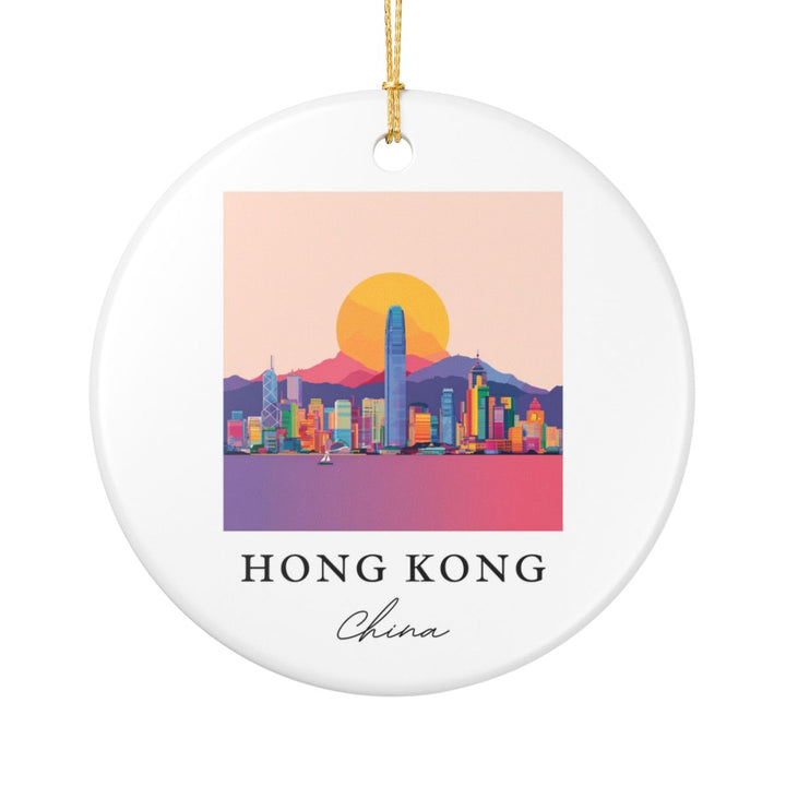 Hong Kong China Ornament: Unique Hong Kong Souvenir, Hong Kong China Xmas Decor, and Authentic Hong Kong Gift