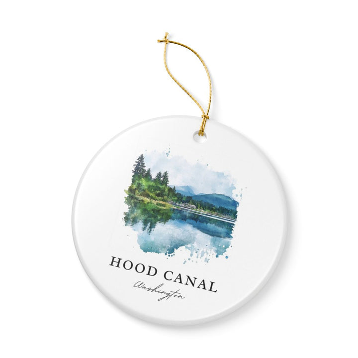Hood Canal Ornament: Unique Hood Canal Souvenir, Hood Canal Xmas Decor, and Authentic Hood Canal Gift
