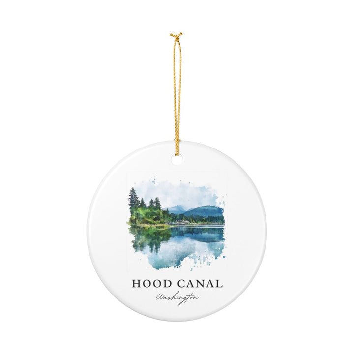 Hood Canal Ornament: Unique Hood Canal Souvenir, Hood Canal Xmas Decor, and Authentic Hood Canal Gift