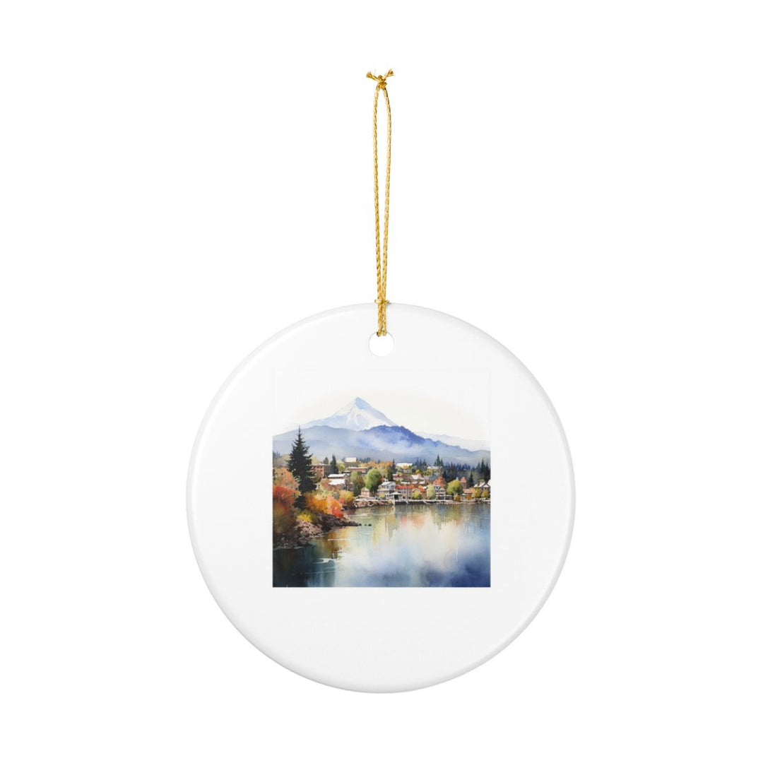 Hood River Oregon Ornament: Unique Hood River Oregon Souvenir, Hood River Oregon Xmas Decor, and Authentic Hood River Oregon Gift
