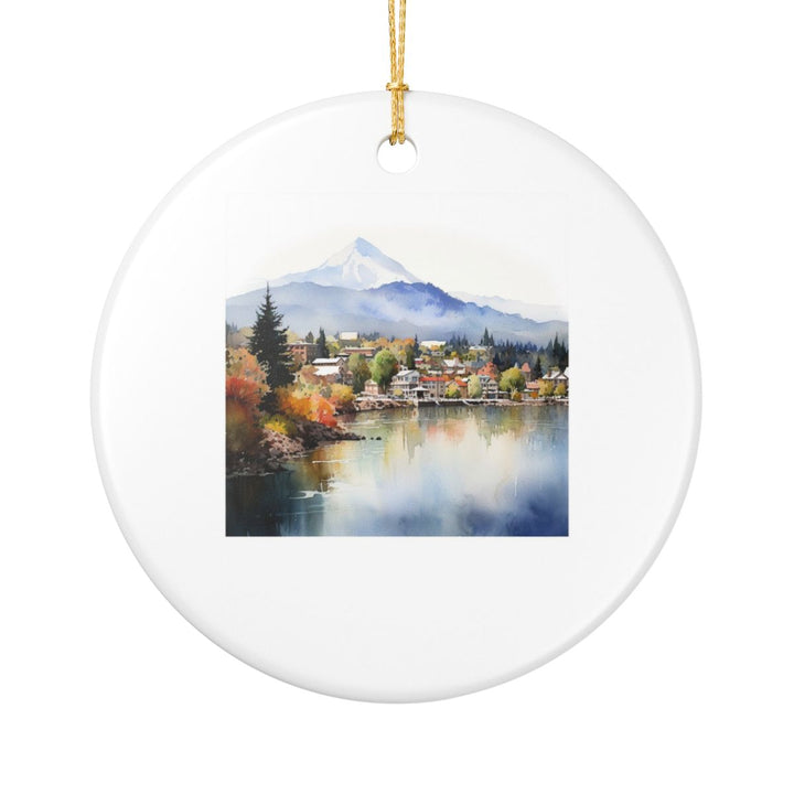 Hood River Oregon Ornament: Unique Hood River Oregon Souvenir, Hood River Oregon Xmas Decor, and Authentic Hood River Oregon Gift