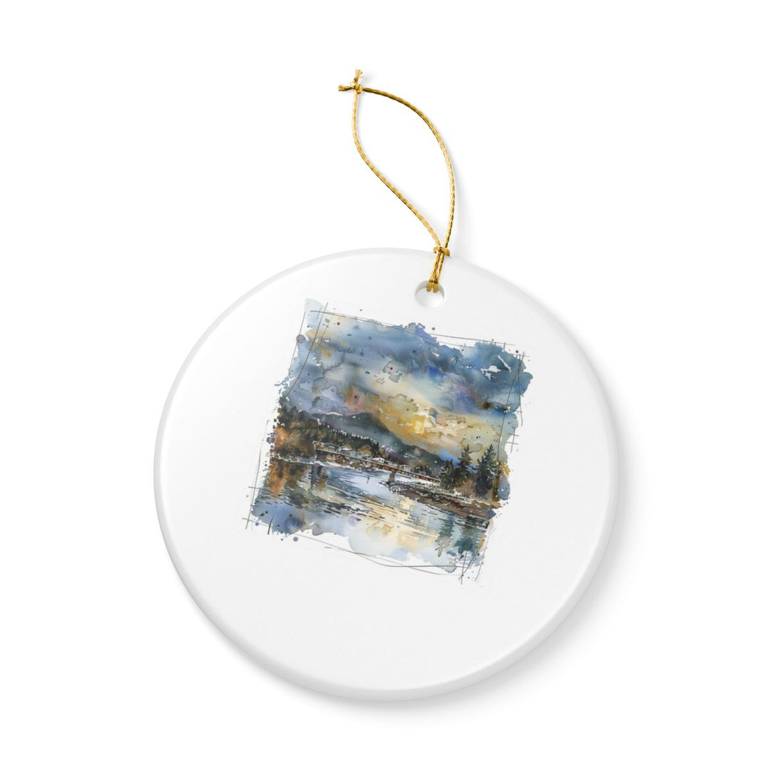 Hood River Oregon Ornament: Unique Hood River Oregon Souvenir, Hood River Oregon Xmas Decor, and Authentic Hood River Oregon Gift