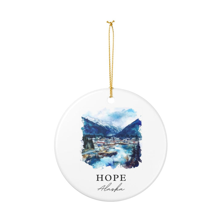 Hope Alaska Ornament: Unique Hope Alaska Souvenir, Hope Alaska Xmas Decor, and Authentic Hope Alaska Gift
