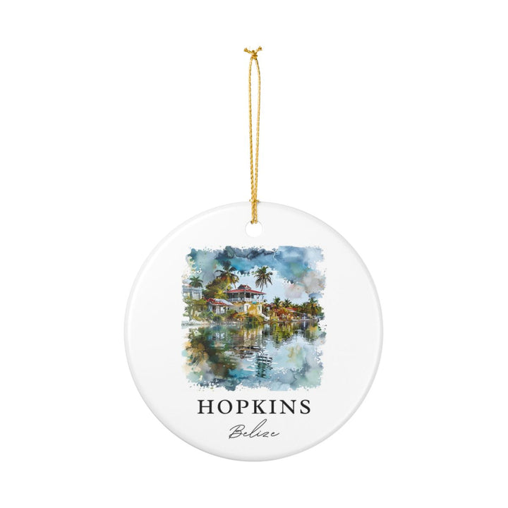 Hopkins Belize Ornament: Unique Hopkins Souvenir, Hopkins Belize Xmas Decor, and Authentic Hopkins Gift