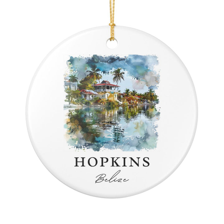 Hopkins Belize Ornament: Unique Hopkins Souvenir, Hopkins Belize Xmas Decor, and Authentic Hopkins Gift