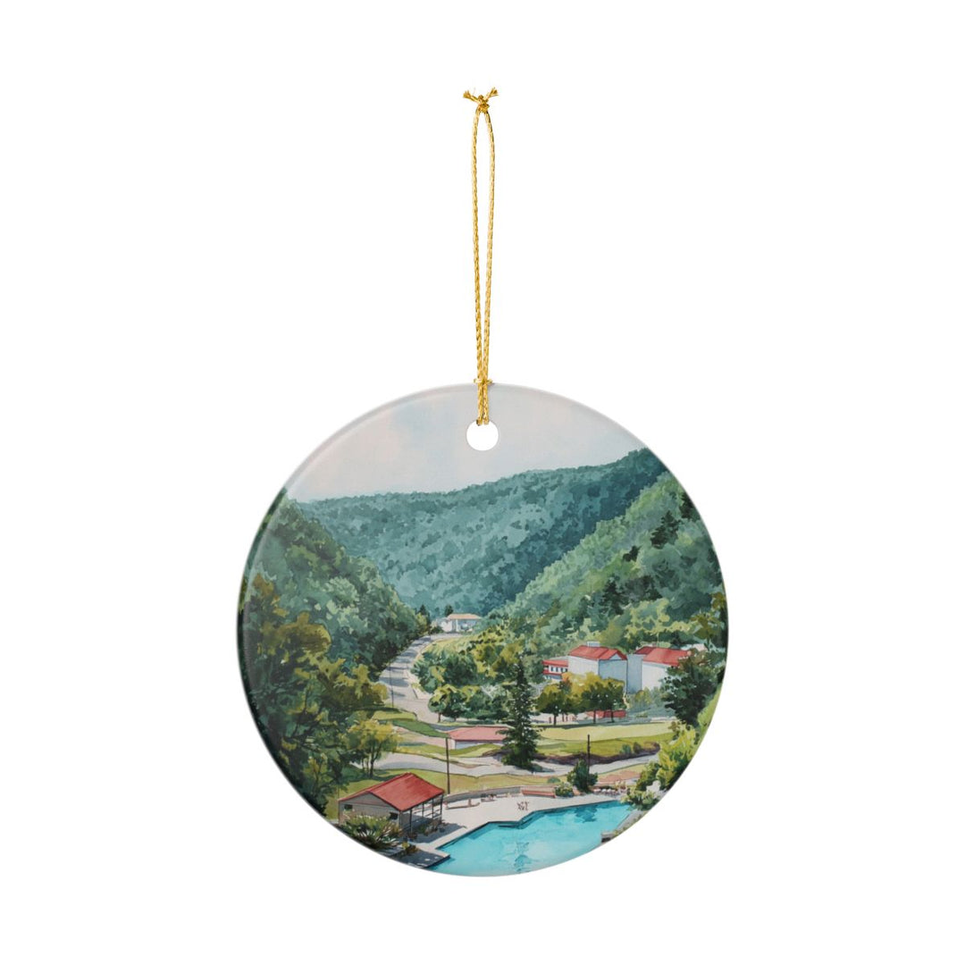 Hot Springs Arkansas Ornament: Unique Hot Springs Souvenir, Hot Springs Arkansas Xmas Decor, and Authentic Hot Springs Gift