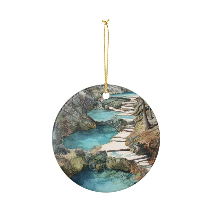 Hot Springs Arkansas Ornament: Unique Hot Springs Souvenir, Hot Springs Arkansas Xmas Decor, and Authentic Hot Springs Gift
