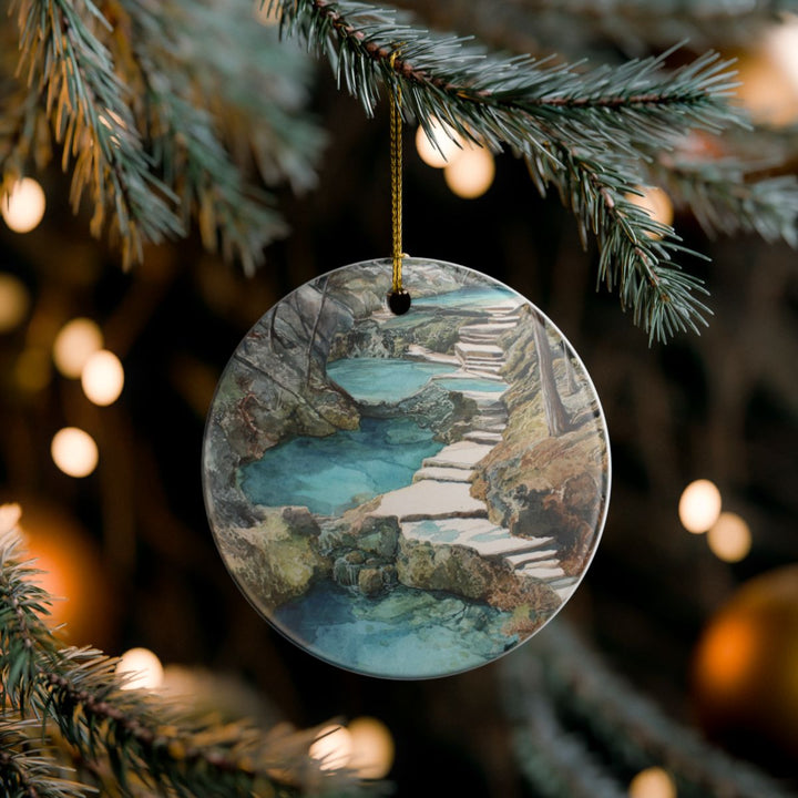 Hot Springs Arkansas Ornament: Unique Hot Springs Souvenir, Hot Springs Arkansas Xmas Decor, and Authentic Hot Springs Gift