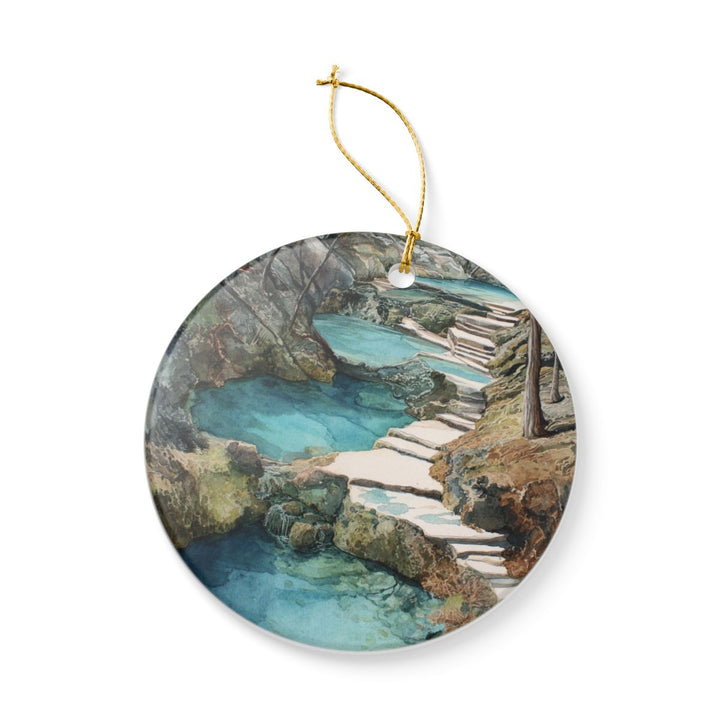 Hot Springs Arkansas Ornament: Unique Hot Springs Souvenir, Hot Springs Arkansas Xmas Decor, and Authentic Hot Springs Gift