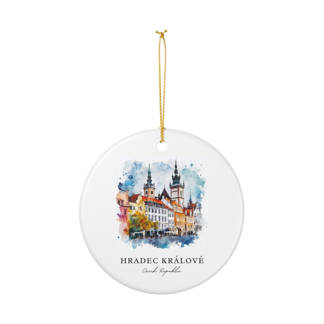 Hradec Králové Czech Republic Ornament: Unique Hradec Králové Souvenir, Hradec Králové Czech Republic Xmas Decor, and Authentic Hradec Králové Gift