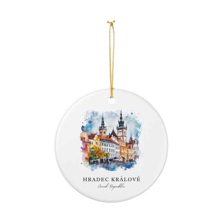 Hradec Králové Czech Republic Ornament: Unique Hradec Králové Souvenir, Hradec Králové Czech Republic Xmas Decor, and Authentic Hradec Králové Gift