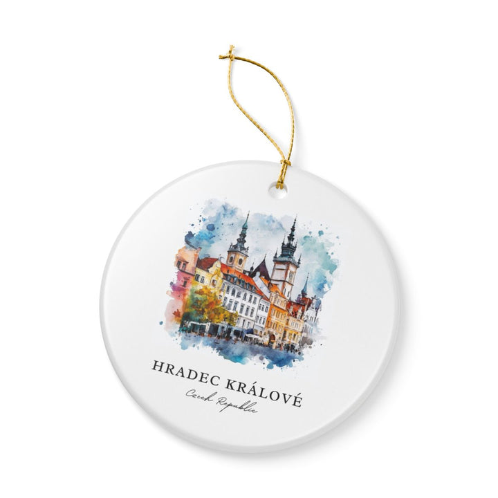 Hradec Králové Czech Republic Ornament: Unique Hradec Králové Souvenir, Hradec Králové Czech Republic Xmas Decor, and Authentic Hradec Králové Gift