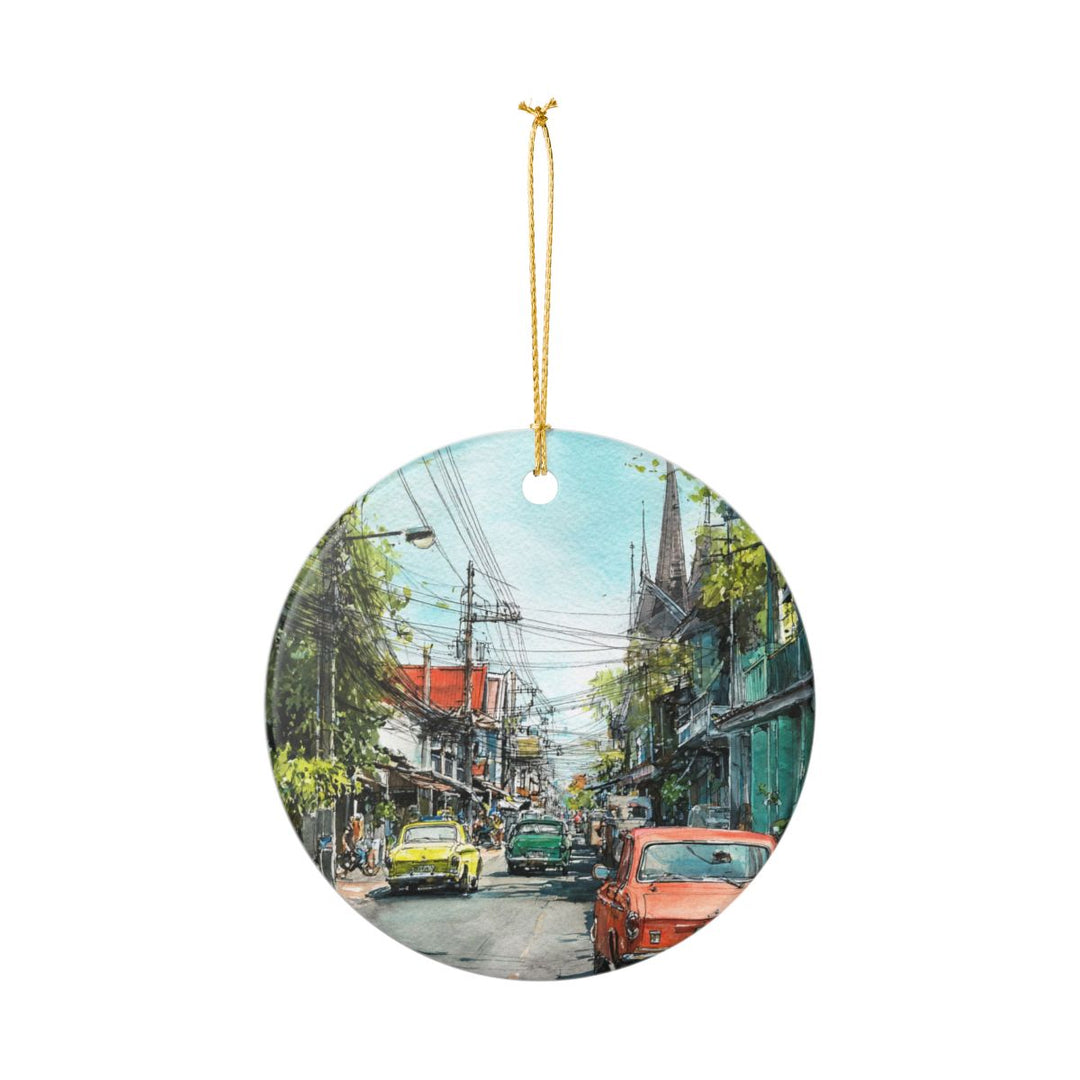 Hua Hin Thailand Ornament: Unique Hua Hin Souvenir, Hua Hin Thailand Xmas Decor, and Authentic Hua Hin Gift