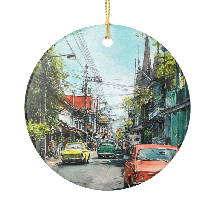 Hua Hin Thailand Ornament: Unique Hua Hin Souvenir, Hua Hin Thailand Xmas Decor, and Authentic Hua Hin Gift