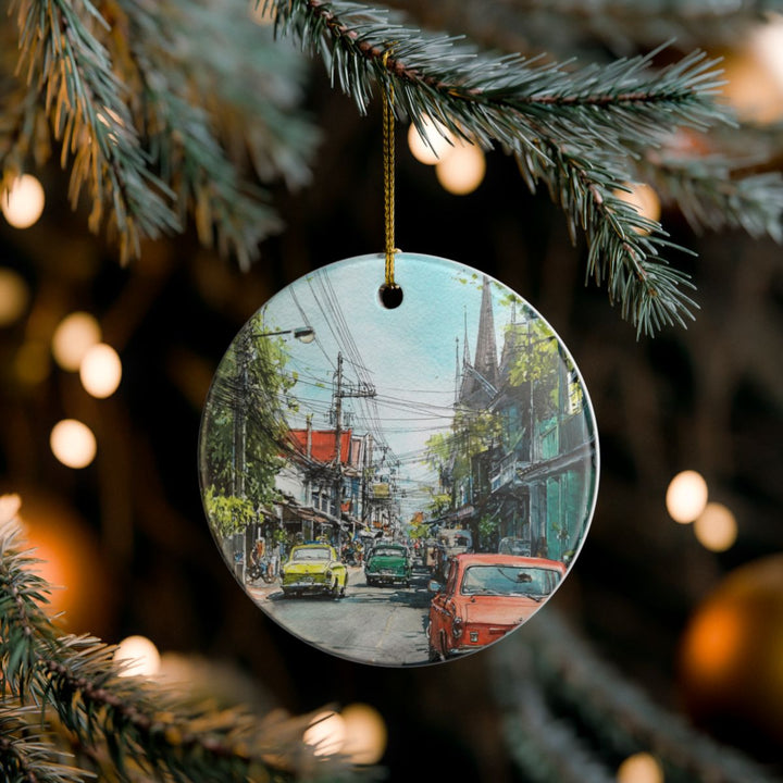 Hua Hin Thailand Ornament: Unique Hua Hin Souvenir, Hua Hin Thailand Xmas Decor, and Authentic Hua Hin Gift