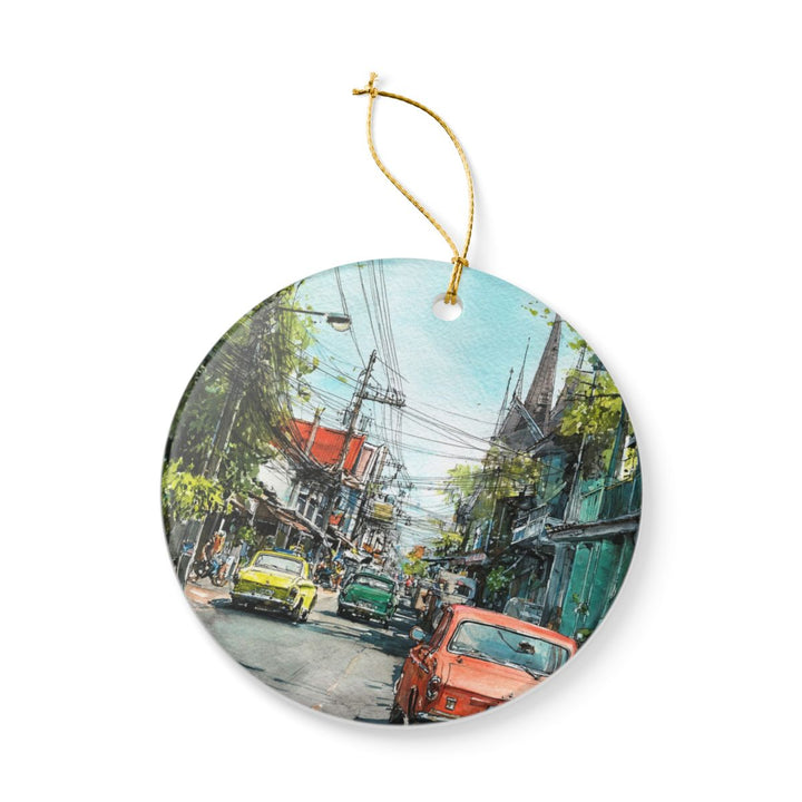 Hua Hin Thailand Ornament: Unique Hua Hin Souvenir, Hua Hin Thailand Xmas Decor, and Authentic Hua Hin Gift