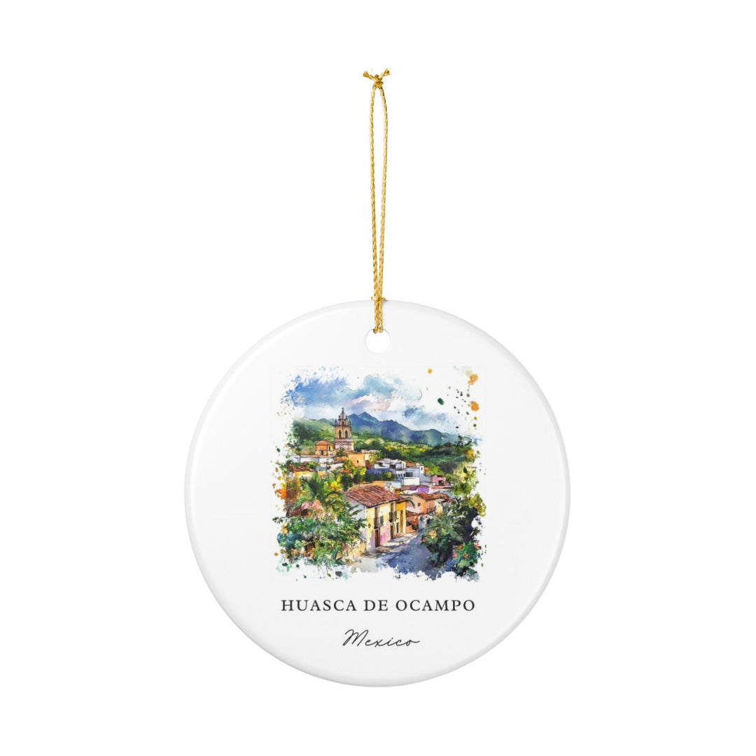 Huasca de Ocampo Mexico Ornament: Unique Huasca de Ocampo Souvenir, Huasca de Ocampo Mexico Xmas Decor, and Authentic Huasca de Ocampo Gift