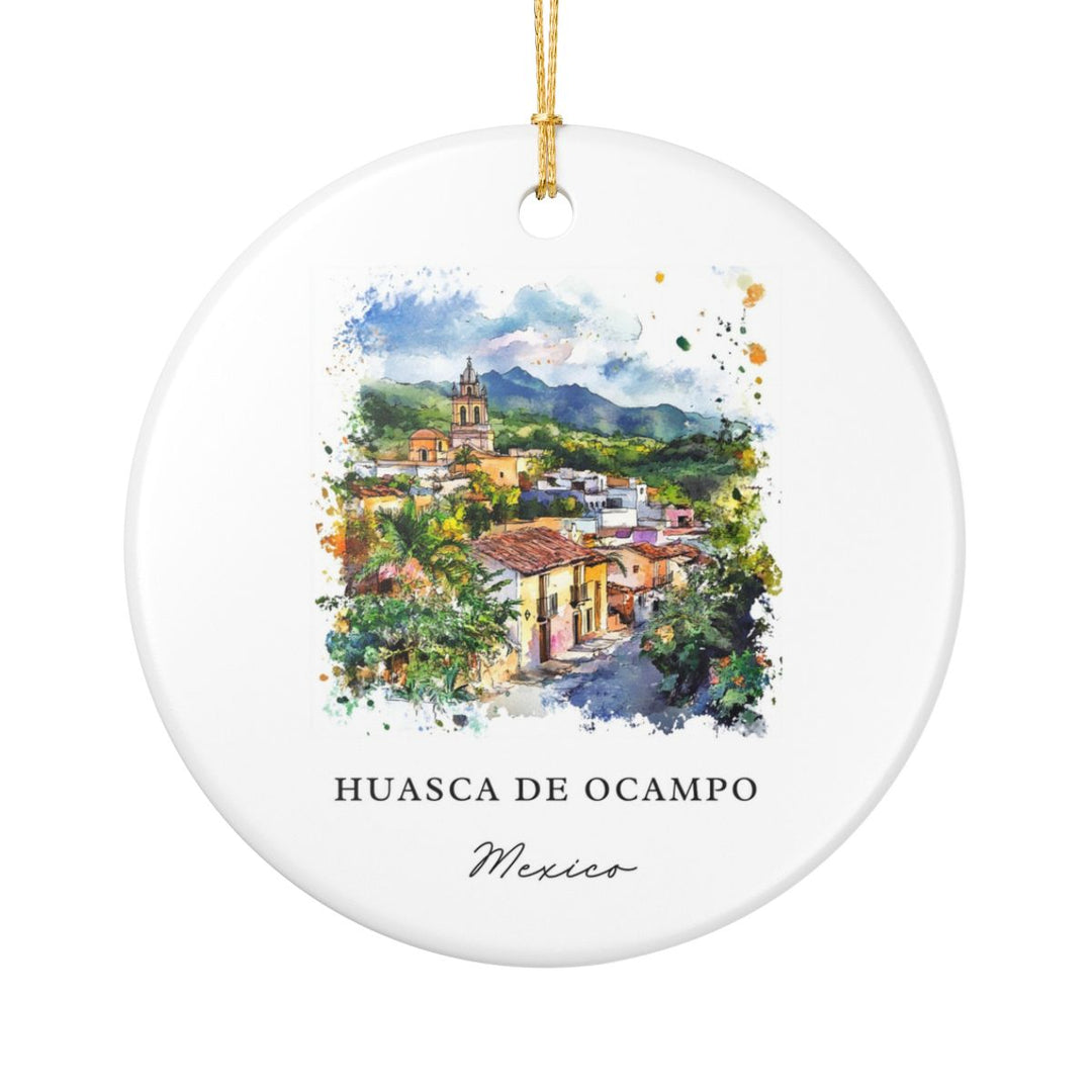 Huasca de Ocampo Mexico Ornament: Unique Huasca de Ocampo Souvenir, Huasca de Ocampo Mexico Xmas Decor, and Authentic Huasca de Ocampo Gift