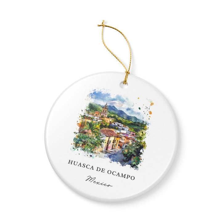Huasca de Ocampo Mexico Ornament: Unique Huasca de Ocampo Souvenir, Huasca de Ocampo Mexico Xmas Decor, and Authentic Huasca de Ocampo Gift