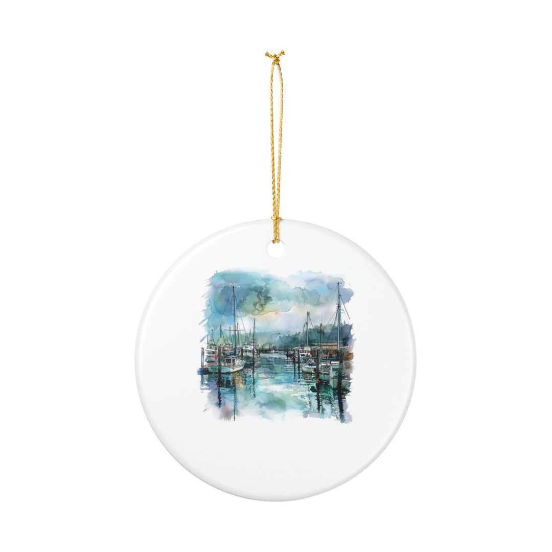 Humboldt Bay California Ornament: Unique Humboldt Bay Souvenir, Humboldt Bay California Xmas Decor, and Authentic Humboldt Bay Gift