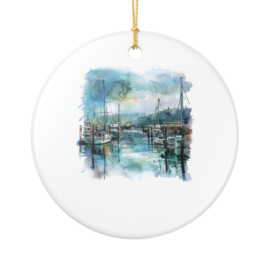 Humboldt Bay California Ornament: Unique Humboldt Bay Souvenir, Humboldt Bay California Xmas Decor, and Authentic Humboldt Bay Gift