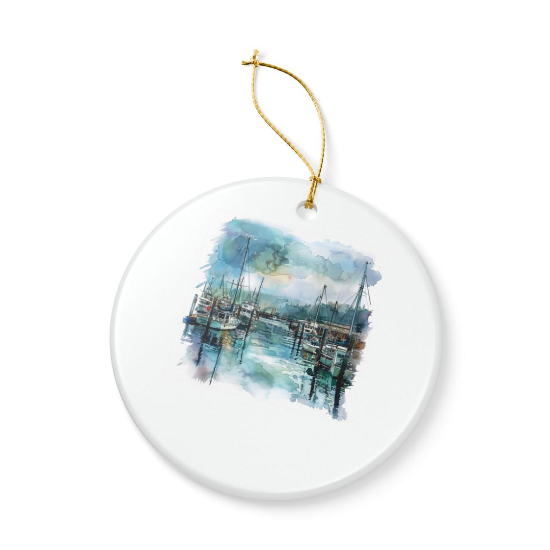 Humboldt Bay California Ornament: Unique Humboldt Bay Souvenir, Humboldt Bay California Xmas Decor, and Authentic Humboldt Bay Gift