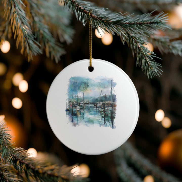 Humboldt Bay California Ornament: Unique Humboldt Bay Souvenir, Humboldt Bay California Xmas Decor, and Authentic Humboldt Bay Gift