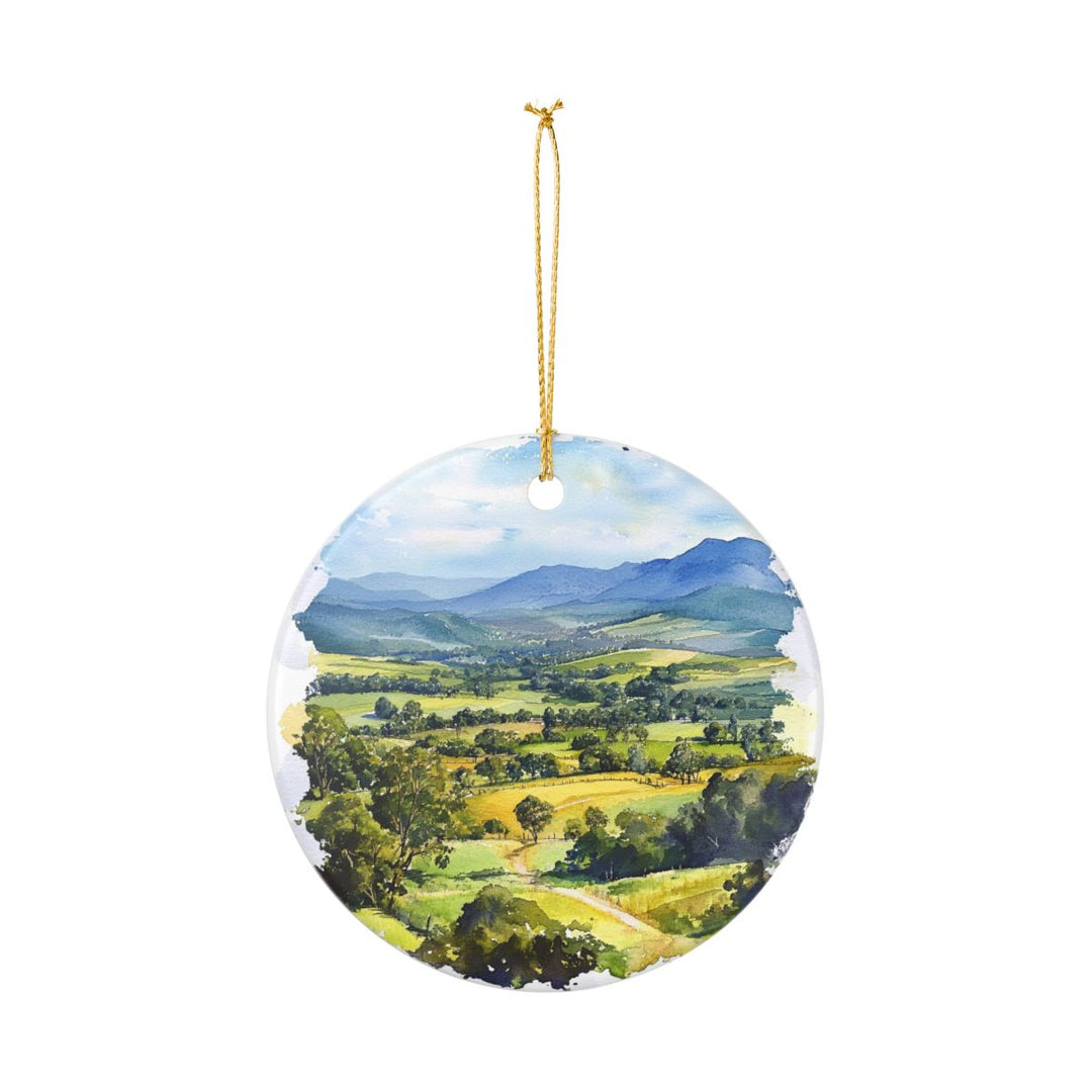 Hunter Valley Australia Ornament: Unique Hunter Valley Souvenir, Hunter Valley Australia Xmas Decor, and Authentic Hunter Valley Gift