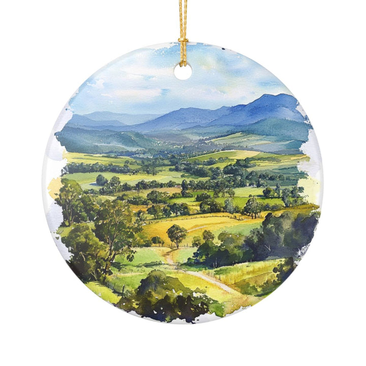 Hunter Valley Australia Ornament: Unique Hunter Valley Souvenir, Hunter Valley Australia Xmas Decor, and Authentic Hunter Valley Gift