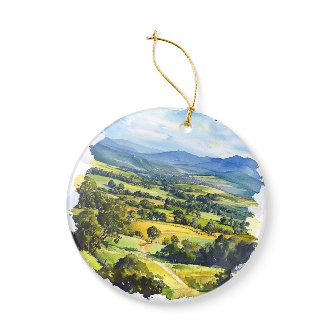 Hunter Valley Australia Ornament: Unique Hunter Valley Souvenir, Hunter Valley Australia Xmas Decor, and Authentic Hunter Valley Gift