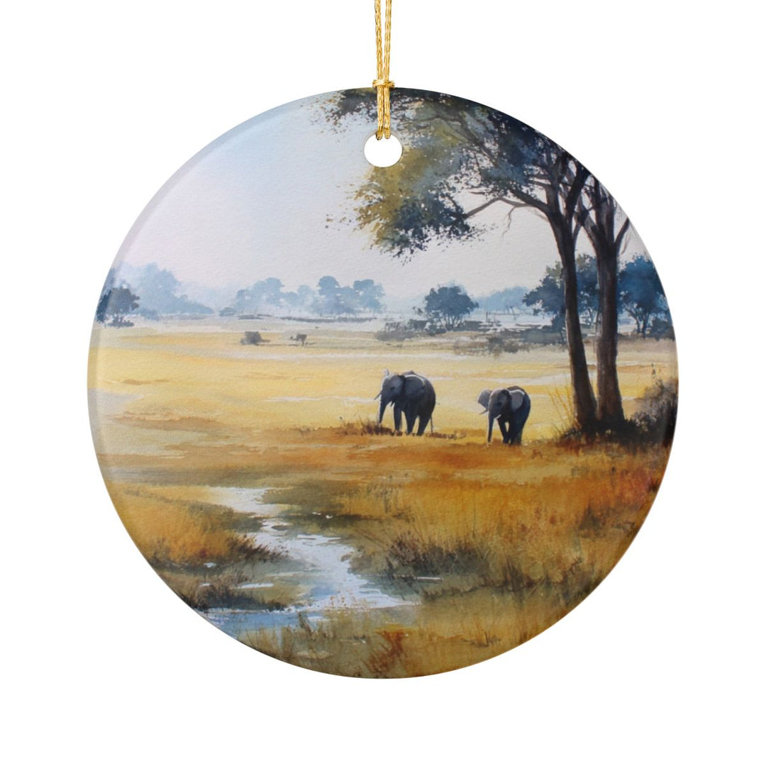 Hwange National Park Zimbabwe Ornament: Unique Hwange National Park Souvenir, Hwange National Park Zimbabwe Xmas Decor, and Authentic Hwange National Park Gift