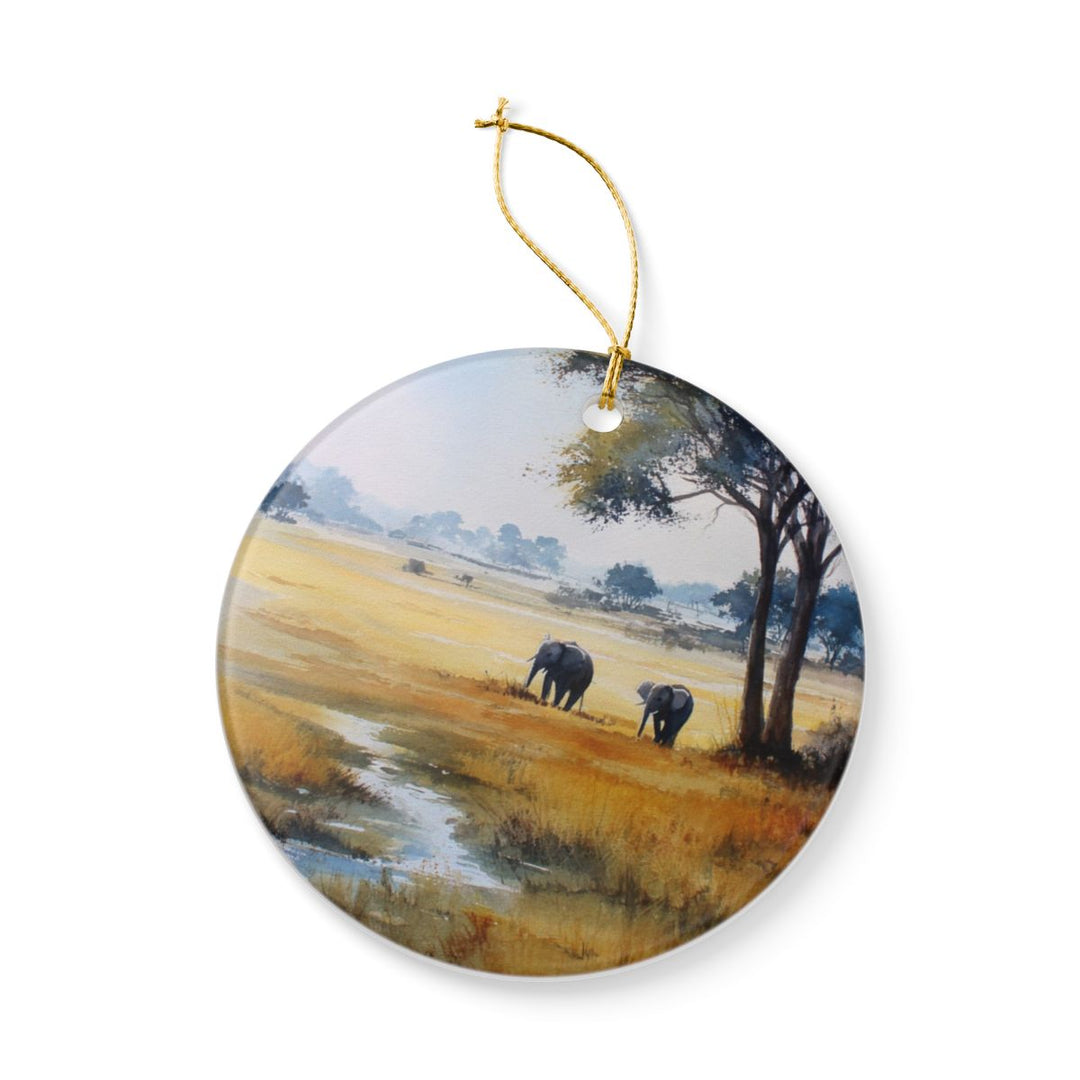 Hwange National Park Zimbabwe Ornament: Unique Hwange National Park Souvenir, Hwange National Park Zimbabwe Xmas Decor, and Authentic Hwange National Park Gift