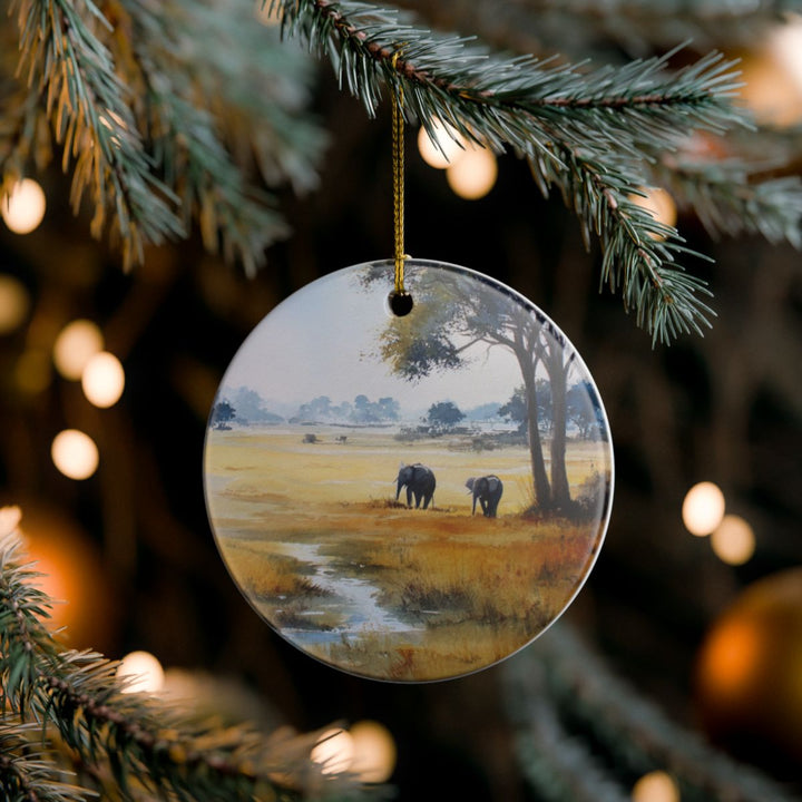 Hwange National Park Zimbabwe Ornament: Unique Hwange National Park Souvenir, Hwange National Park Zimbabwe Xmas Decor, and Authentic Hwange National Park Gift