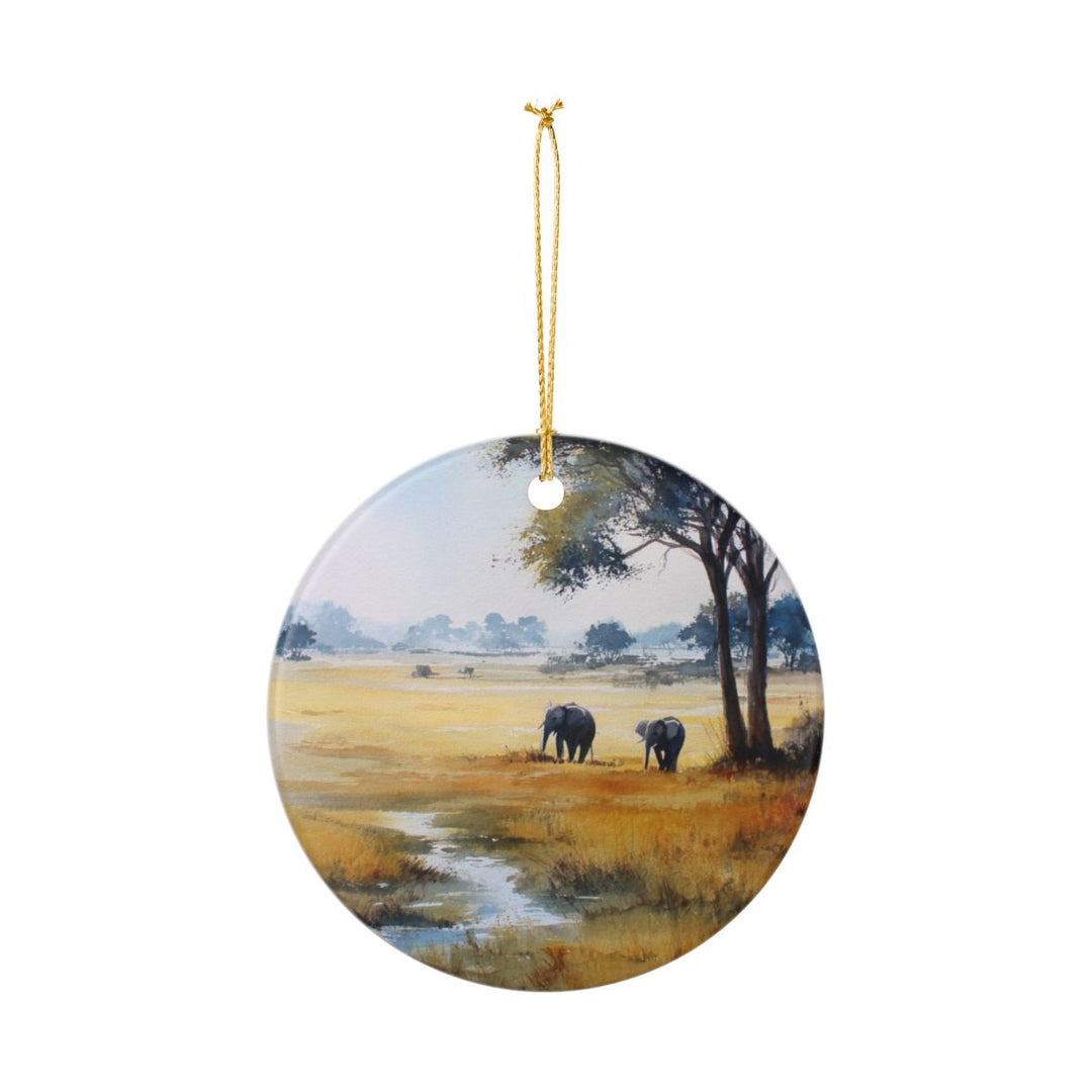 Hwange National Park Zimbabwe Ornament: Unique Hwange National Park Souvenir, Hwange National Park Zimbabwe Xmas Decor, and Authentic Hwange National Park Gift