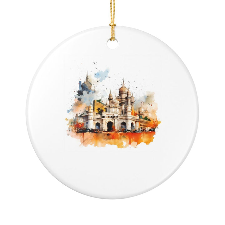Hyderabad India Ornament: Unique Hyderabad India Souvenir, Hyderabad India Xmas Decor, and Authentic Hyderabad India Gift