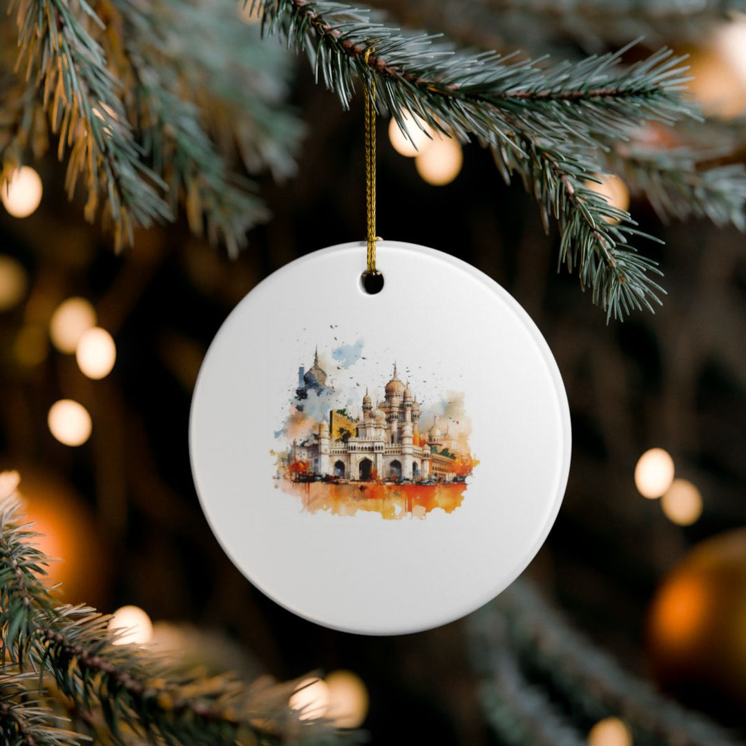 Hyderabad India Ornament: Unique Hyderabad India Souvenir, Hyderabad India Xmas Decor, and Authentic Hyderabad India Gift