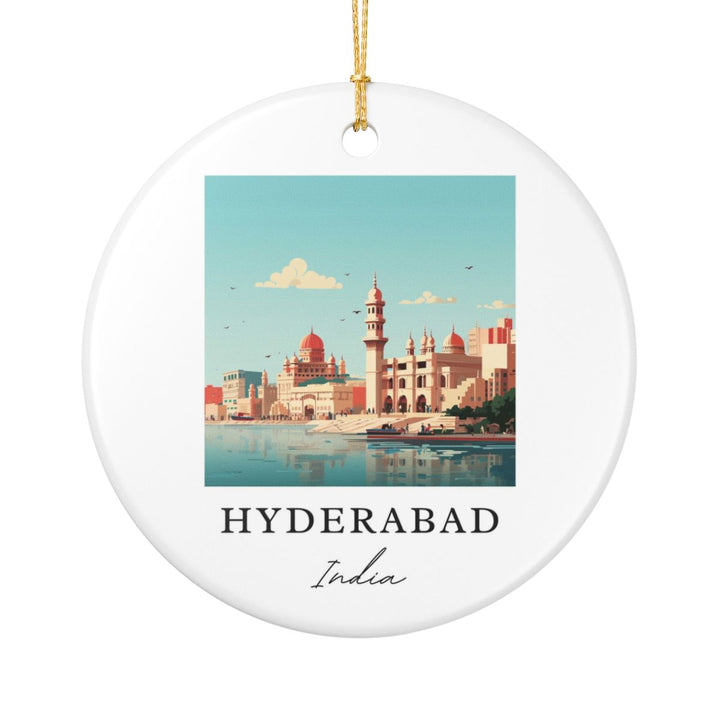 Hyderabad India Ornament | Christmas Travel Souvenir Gift