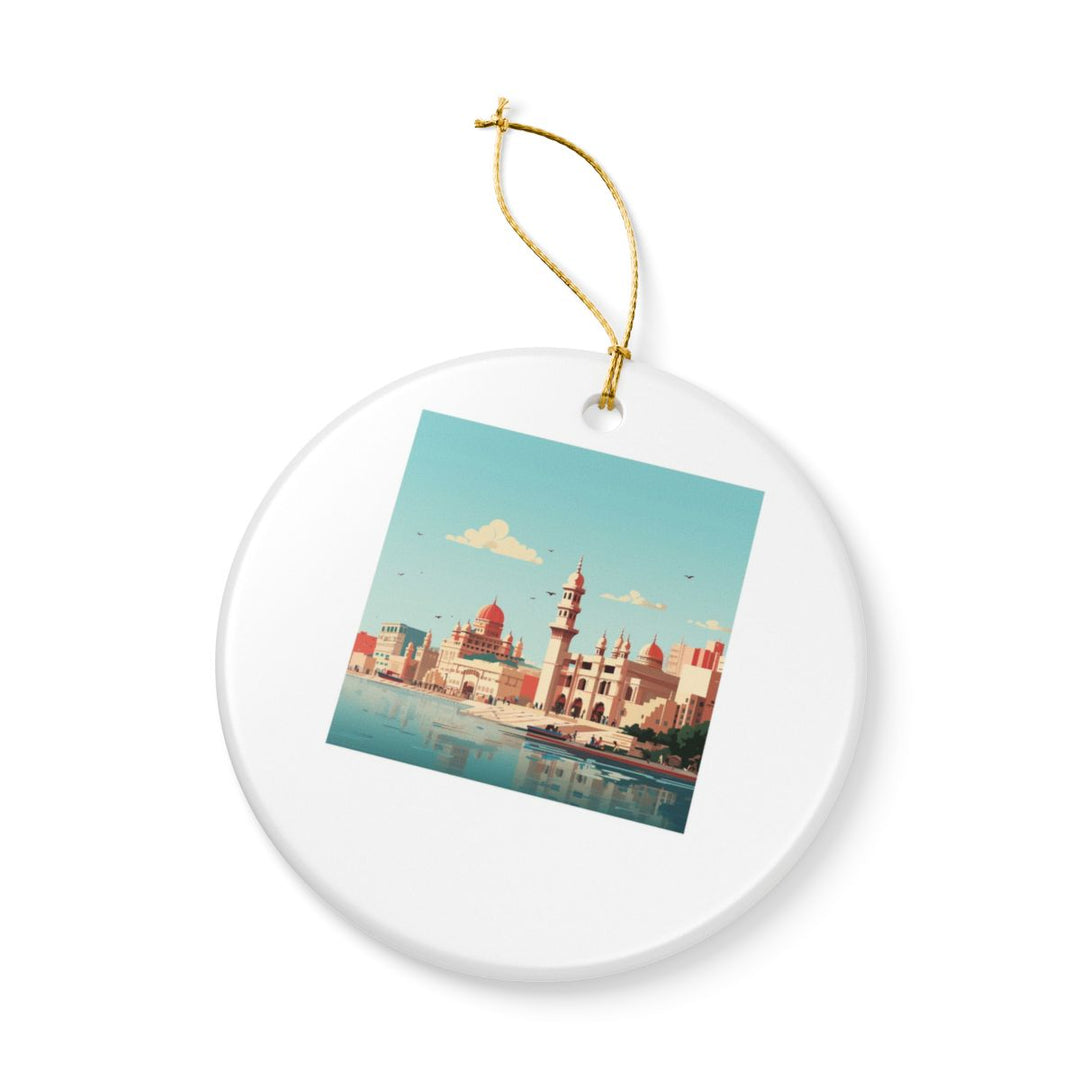 Hyderabad India Ornament: Unique Hyderabad India Souvenir, Hyderabad India Xmas Decor, and Authentic Hyderabad India Gift