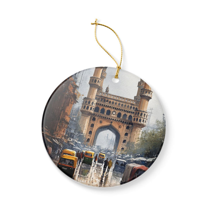 Hyderabad India Ornament: Unique Hyderabad India Souvenir, Hyderabad India Xmas Decor, and Authentic Hyderabad India Gift