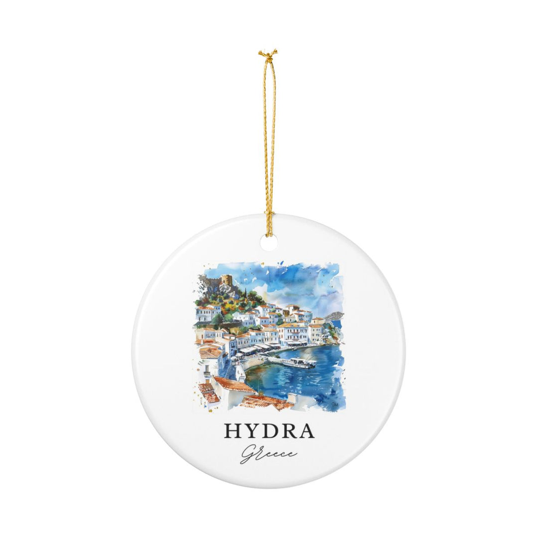 Hydra Greece Ornament: Unique Hydra Souvenir, Hydra Greece Xmas Decor, and Authentic Hydra Gift