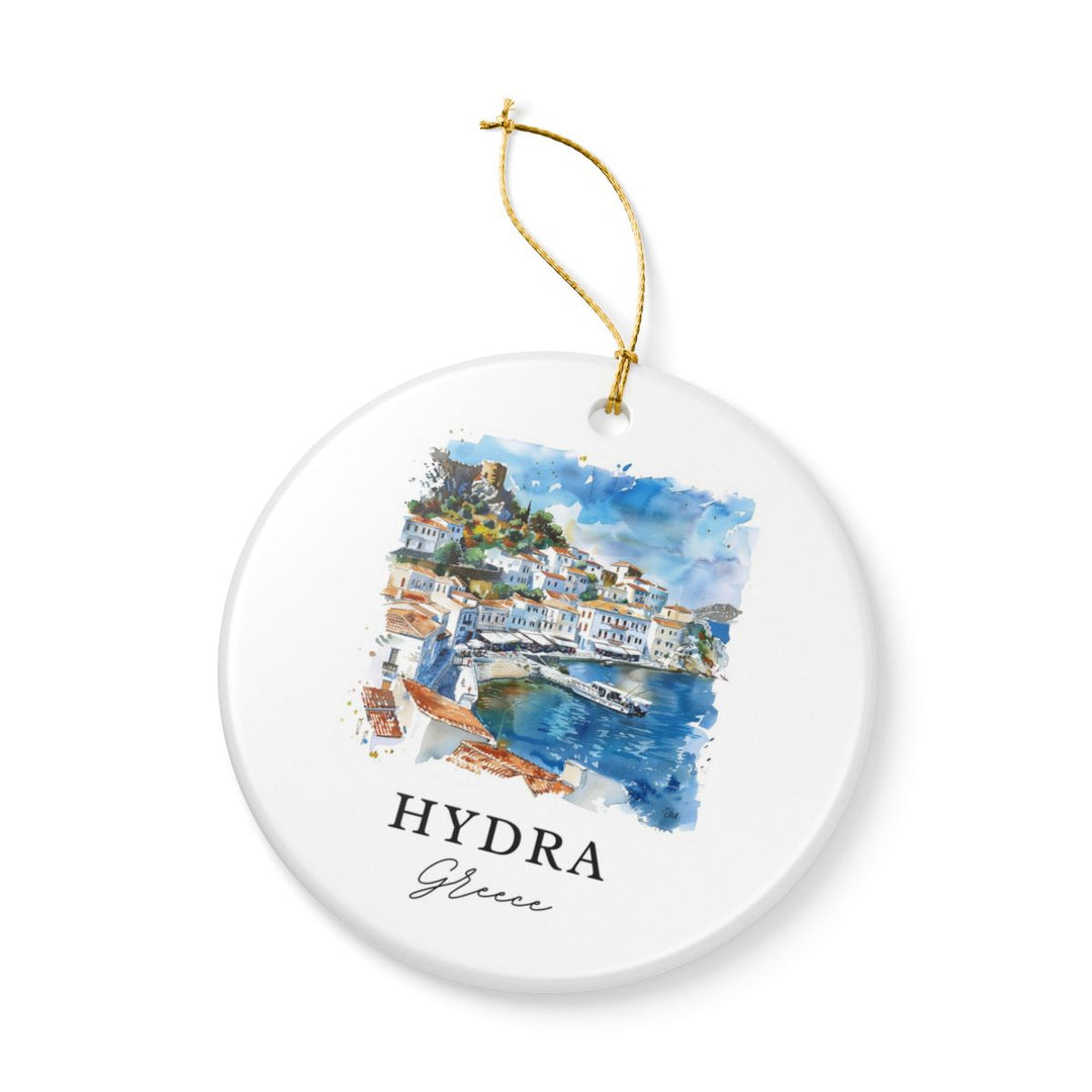Hydra Greece Ornament: Unique Hydra Souvenir, Hydra Greece Xmas Decor, and Authentic Hydra Gift
