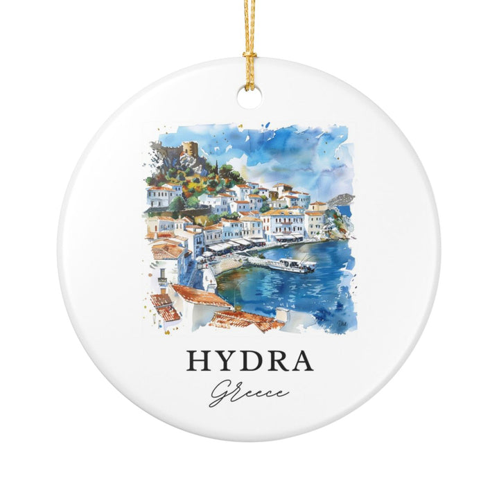 Hydra Greece Ornament: Unique Hydra Souvenir, Hydra Greece Xmas Decor, and Authentic Hydra Gift